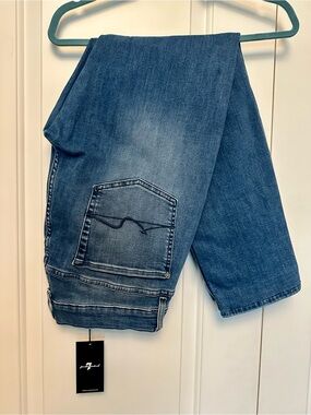 NWT! 7 For All Mankind Men's Paxtyn Slim Fit Blue Denim Jeans